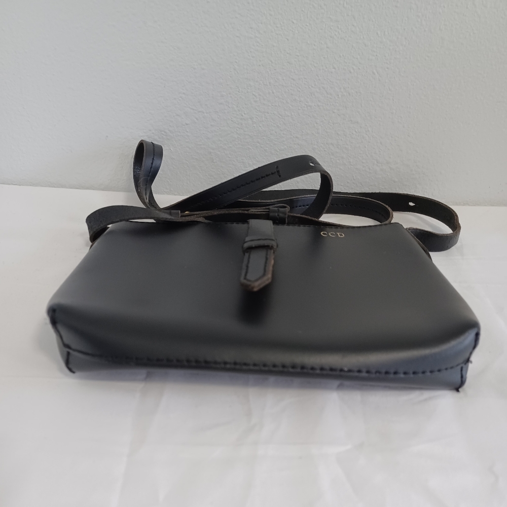 J.CREW Parker crossbody bag black leather - Picture 5 of 10